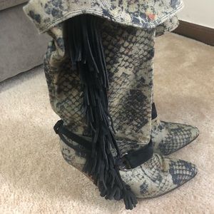 Isabel marant phyton boots